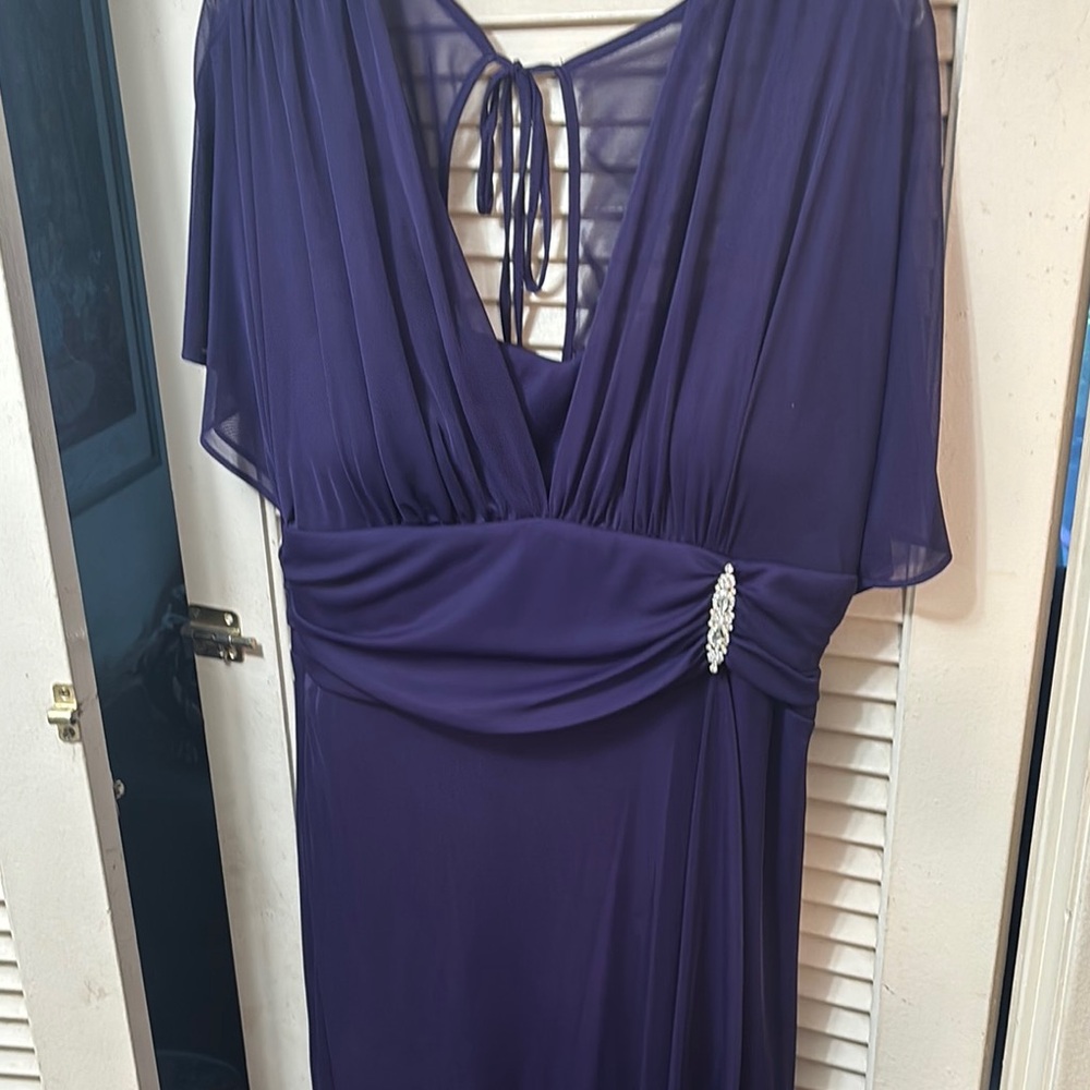 Elegant Purple Evening Gown